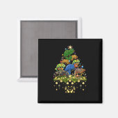 Aimant Chamelees Feux de Noël Chameleon (Recto/Verso)