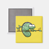 Aimant Chameleon Cute Funny (Recto/Verso)
