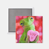 Aimant Chameleon Heart (Luv U) (Recto/Verso)