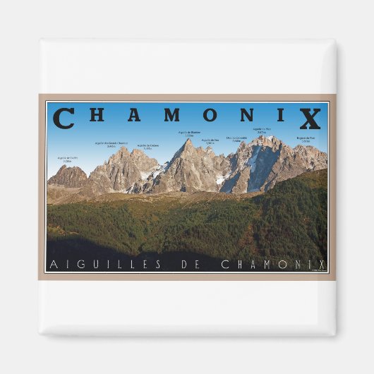 Aimant Chamonix - Aiguille de Chamonix (Devant)
