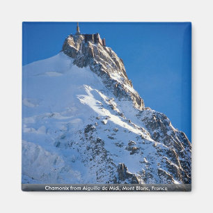 Aimant Chamonix d'Aiguille De Midi, Mont Blanc, France
