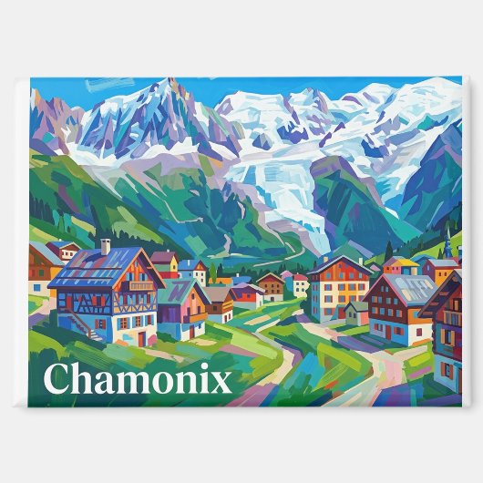 Aimant Chamonix France (Recto)