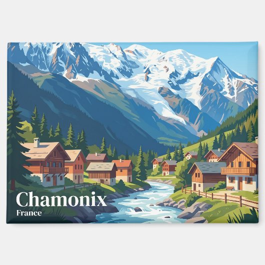 Aimant Chamonix France (Recto)