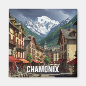 Aimant Chamonix France Mont Blanc (Devant)