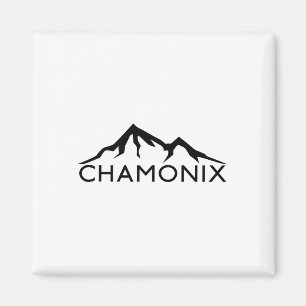 Aimant Chamonix France Ski