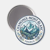 Aimant Chamonix-Mont-Blanc France (Recto/Verso)