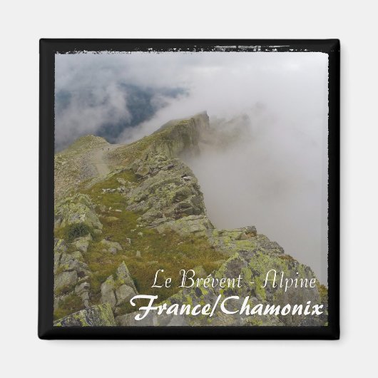Aimant Chamonix, Mont-Blanc, Le Brévent (Magnet) (Devant)