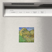 Aimant Champ avec piles de blé par Vincent van Gogh (In Situ (Lave-vaisselle))