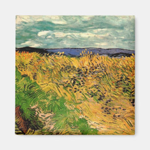 Aimant Champ de blé aux bleuets de Vincent van Gogh