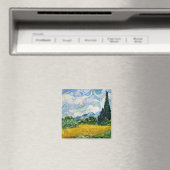 Aimant Champ de blé Van Gogh avec Cyprès. Impressionnisme (In Situ (Lave-vaisselle))