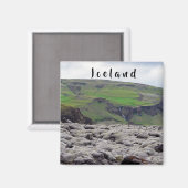Aimant Champ de lave d'Eldhraun - Islande du Sud (Recto/Verso)