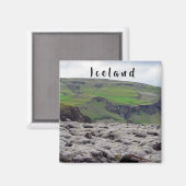 Aimant Champ de lave Eldhraun - Sud de l'Islande (Recto/Verso)
