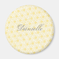 Champ de marguerites Magnet, Fleurs Jaunes