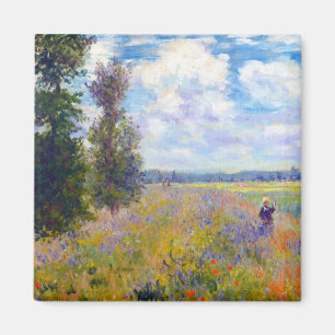 Aimant Champ de pavot, Argenteuil, Claude Monet 1875
