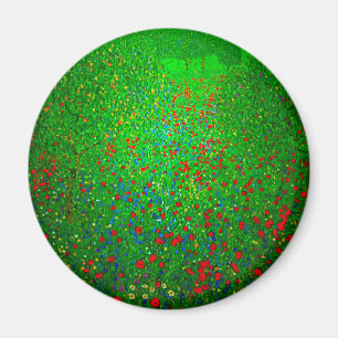 Aimant Champ de pavot Gustav Klimt