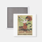 Aimant Champagne Pur, Damery-Epernay (Recto/Verso)