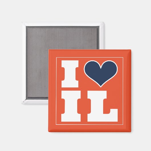 Aimant Champaign Urbana (IL) Football Watch Party Fridge (Recto/Verso)