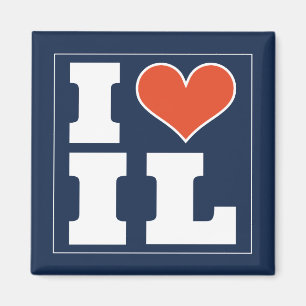 Aimant Champaign Urbana (IL) Football Watch Party Fridge