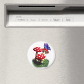 Aimant Champignons et papillons (In Situ (Lave-vaisselle))