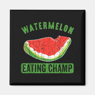 Aimant Champion de la consommation de pastèque Amateur de