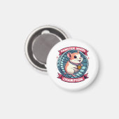 Aimant Champion de roue de hamster (Recto/Verso)