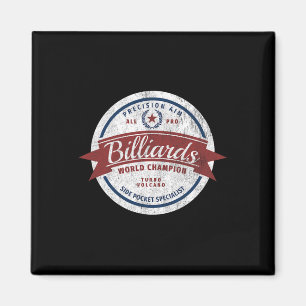 Aimant Champion du monde de billard Retro "side Pocket Sp