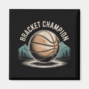 Aimant Champion du panier de basket sportif -