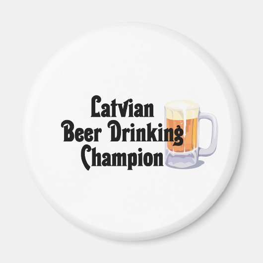 Aimant Champion letton de la boisson à la bière (Devant)