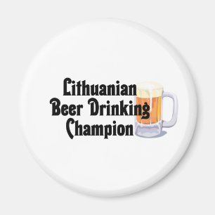 Aimant Champion potable de bière lithuanienne