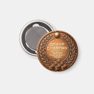 Aimant Championnat de Beer Pong pour la Médaille de Bronz