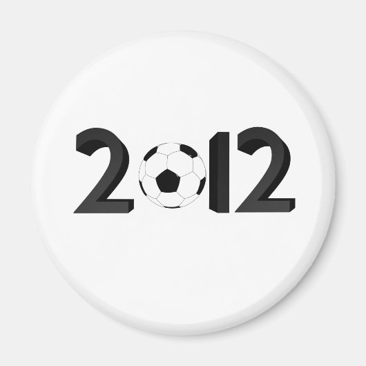 Aimant Championnat d'Europe 2012 (Devant)