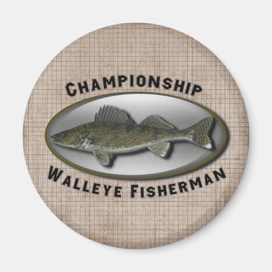 Aimant Championnat Walleye Fisherman (Devant)