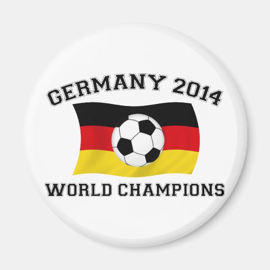 Aimant Champions de football allemand 2014 (Devant)