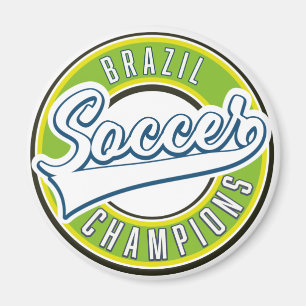 Aimant Champions de football du Brésil
