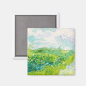 Aimant Champs de blé vert, Van Gogh (Recto/Verso)