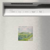 Aimant Champs de blé vert - Van Gogh - c1889 (In Situ (Lave-vaisselle))