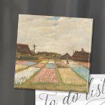 Aimant Champs de bulles | Vincent Van Gogh<br><div class="desc">Bulb Fields (1883) ou Flower Beds in Holland par l'artiste post-impressionniste néerlandais Vincent Van Gogh. L'oeuvre originale est une huile sur toile. Il s'agit de l'une des premières peintures paysagères de Van Gogh représentant une vue panoramique des champs de tulipes en fleurs. Utilisez les outils de conception pour ajouter du...</div>