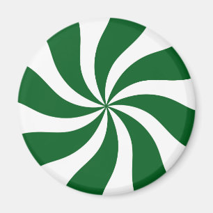 Aimant Chandail à la menthe vert et blanc