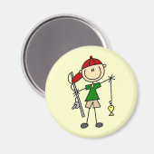 Aimant Chandail de pêche figure (Recto/Verso)