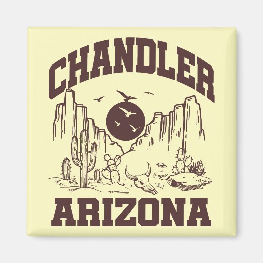 Aimant Chandler, Arizona (Devant)