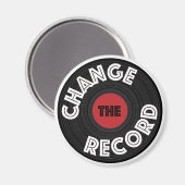 Aimant Changez le Record ! (Recto/Verso)