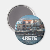 Aimant Chania Crète Îles grecques (Recto/Verso)