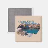 Aimant Chania, Crète : Port vénitien (Recto/Verso)