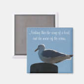 Aimant Chanson d'un oiseau, Musique de l'Ocean Seagull Ma (Recto/Verso)