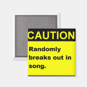 Aimant Chanson Randmon (Recto/Verso)