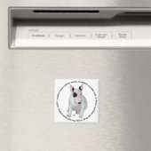 Aimant Chansons pour chiots Bull Terrier (In Situ (Lave-vaisselle))