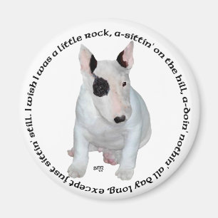 Aimant Chansons pour chiots Bull Terrier