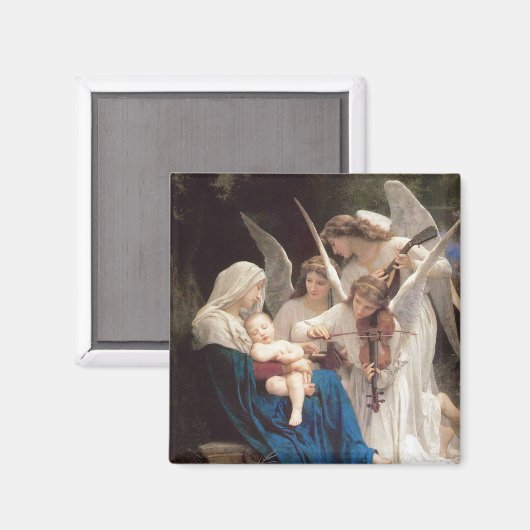 Aimant Chant des Anges (1881) de Bouguereau (Recto/Verso)