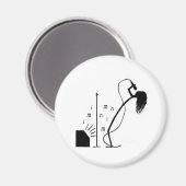 Aimant Chanteur à bâtons (Recto/Verso)