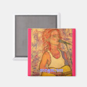 Aimant chanteuse (Recto/Verso)
